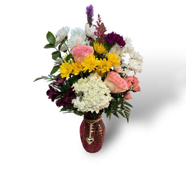 Heart on a string bouquet