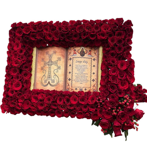 Red Rose Armenian Bible