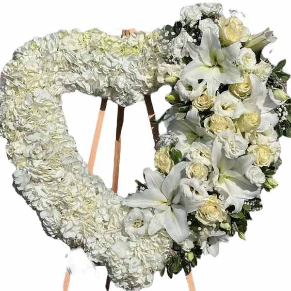 Sympathy White Heart