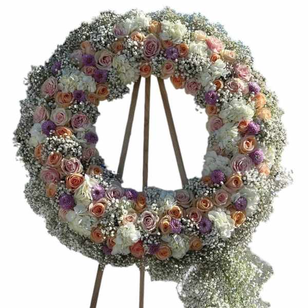 Elegant Blush Wreath