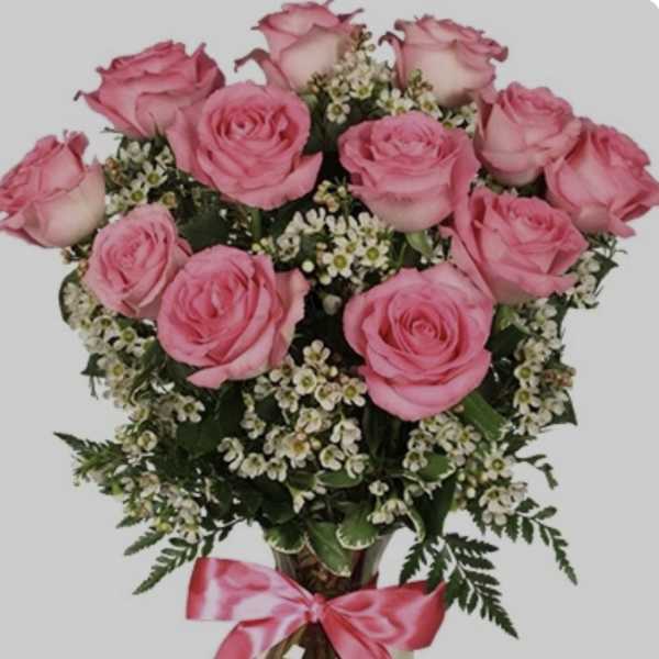 Mother's Day Pink Roses 1 Dz Pink Roses