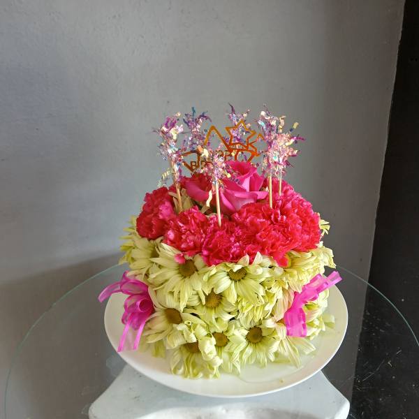 Blooming Birthday Cake