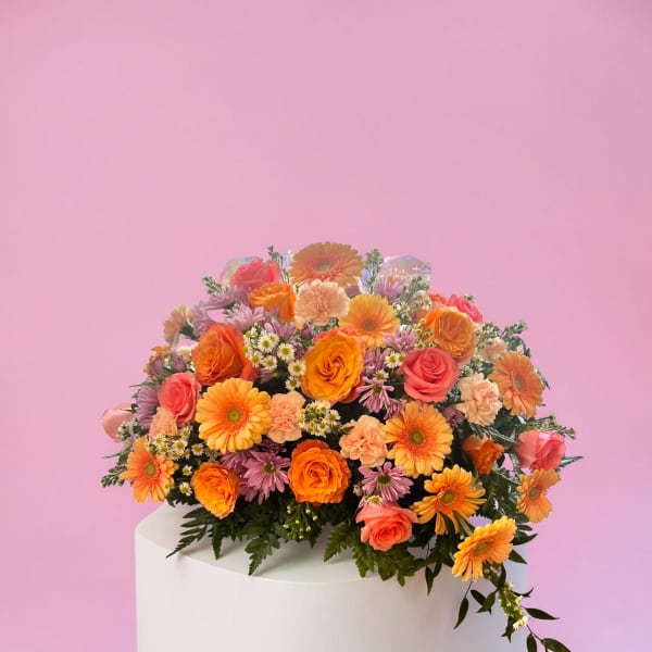 Spray for flat gravestone