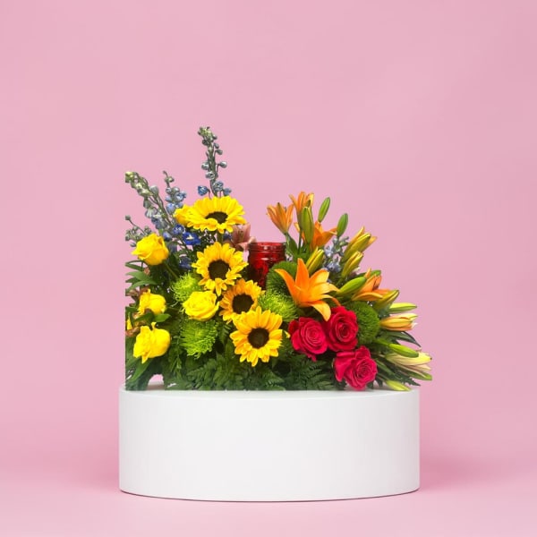 Spring Flower Urn Display