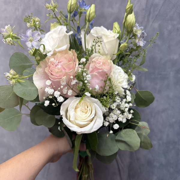 Whispering blush prom bouquet