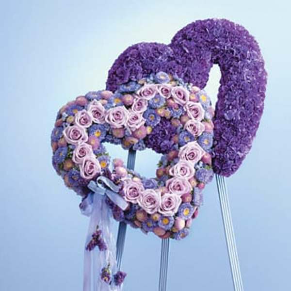 Double Heart (Easel Stand)