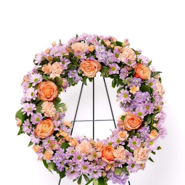 Our Hope Collection: 18" Open Wreath in Pastels