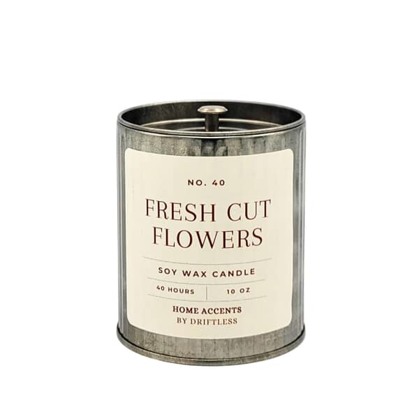 Fresh Cut Flowers Candle