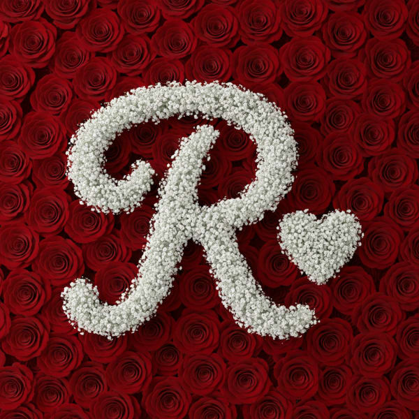 Baby's Breath Letter - R