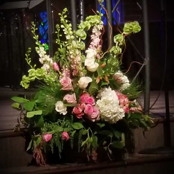 Pink & White Display Arrangement