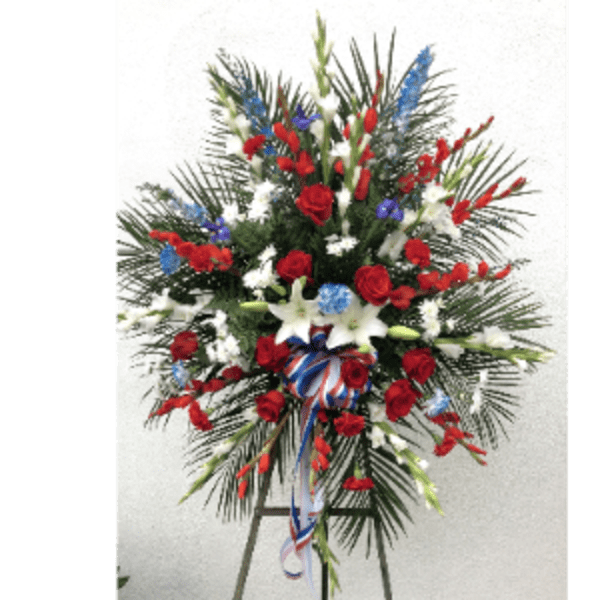 Red, White, and Blue Spray