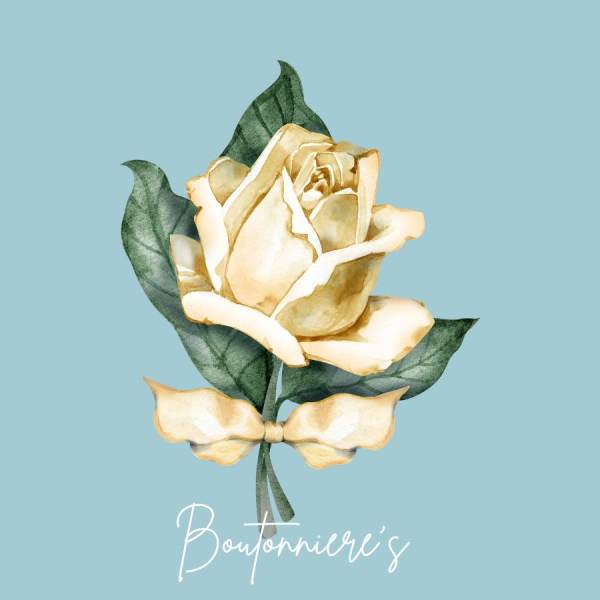 Custom Wedding Boutonniere