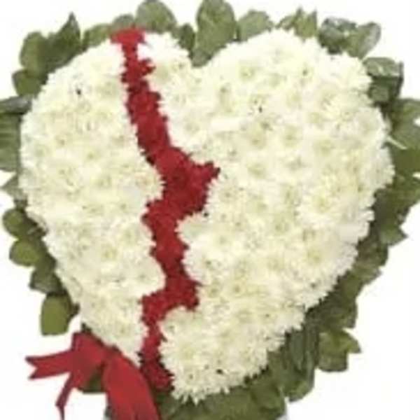 Broken Heart Standing Spray