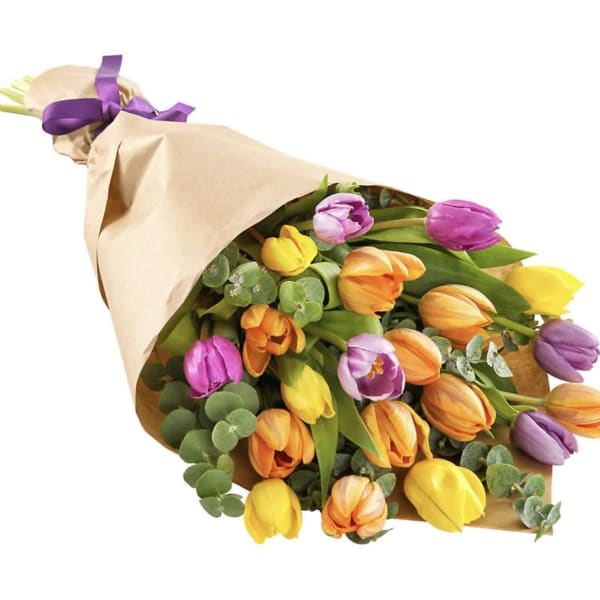 Tulip Wrapped Bouquet