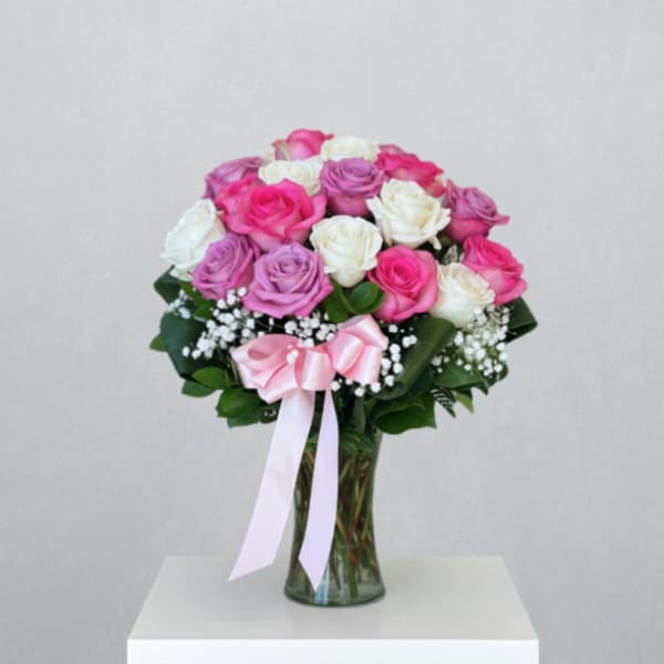 Mother's Day Rosey Day (2 Dozen)