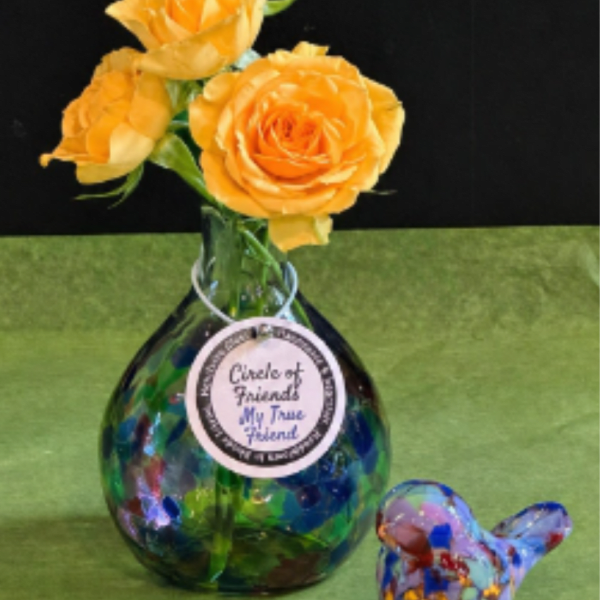 Friendship Vase and Bird set