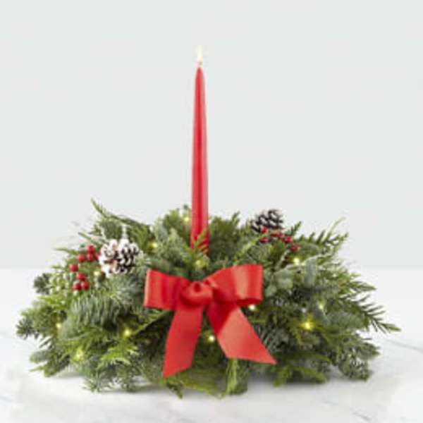 Deck the Halls Centerpiece with Lights