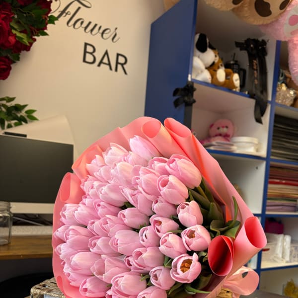 Ramo de 50 tulipanes en Long Island, New York