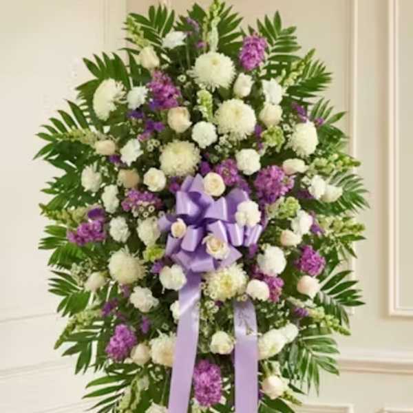 LAVENDAR AND WHITE SPRAY