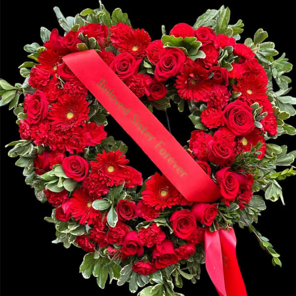 Ruby Remembrance Heart: