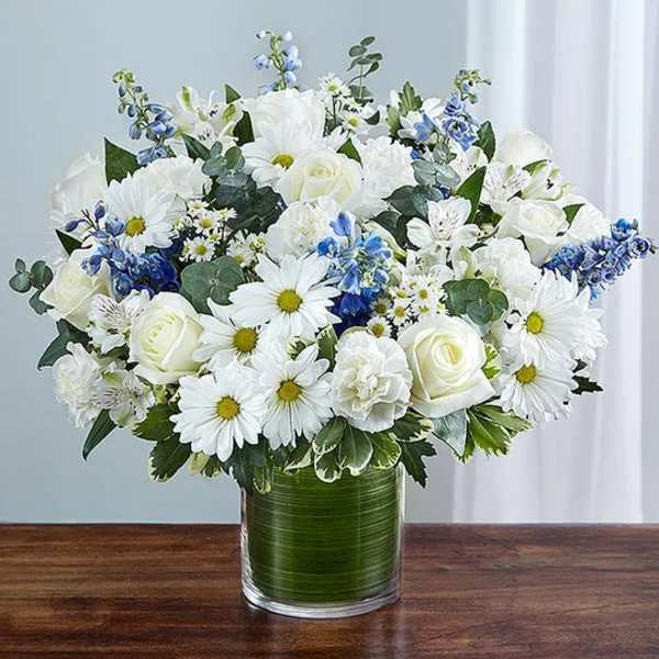 Cherished Memories - Blue & White