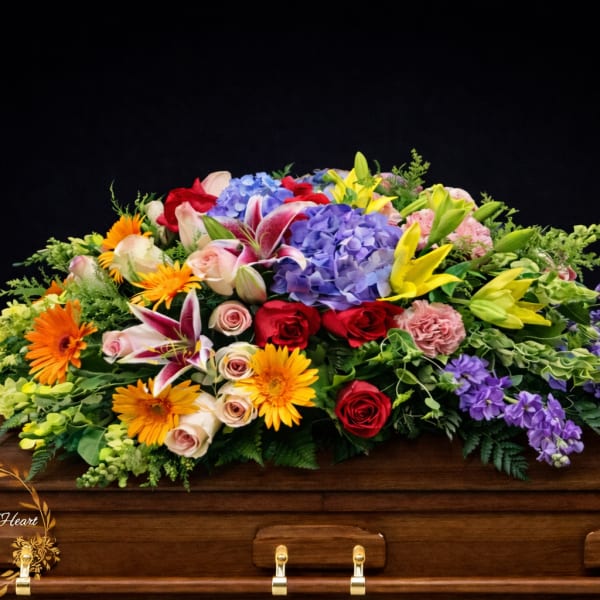 Sweet Garden Casket spray (FC11)