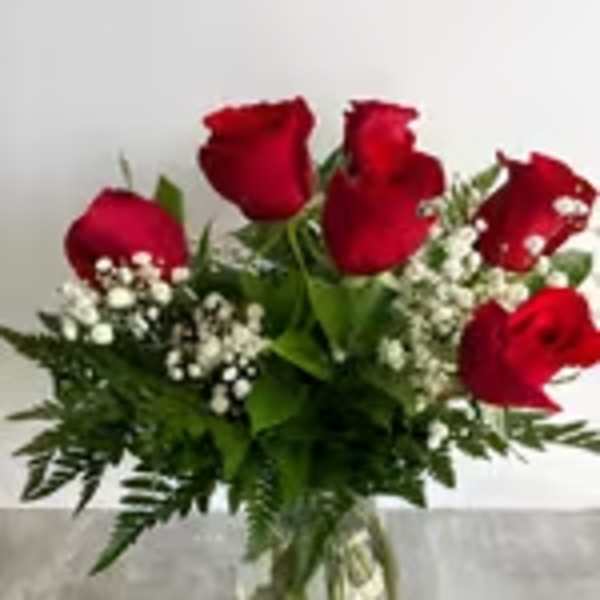 Rosey Romance Half Dozen