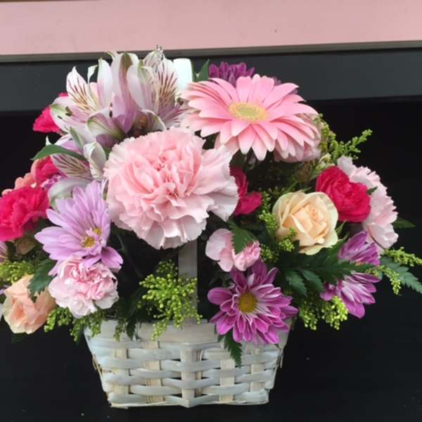 Spring Mix in a Basket