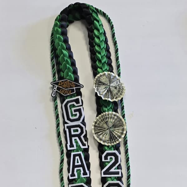 Black & Green 2026 Money Lei #34