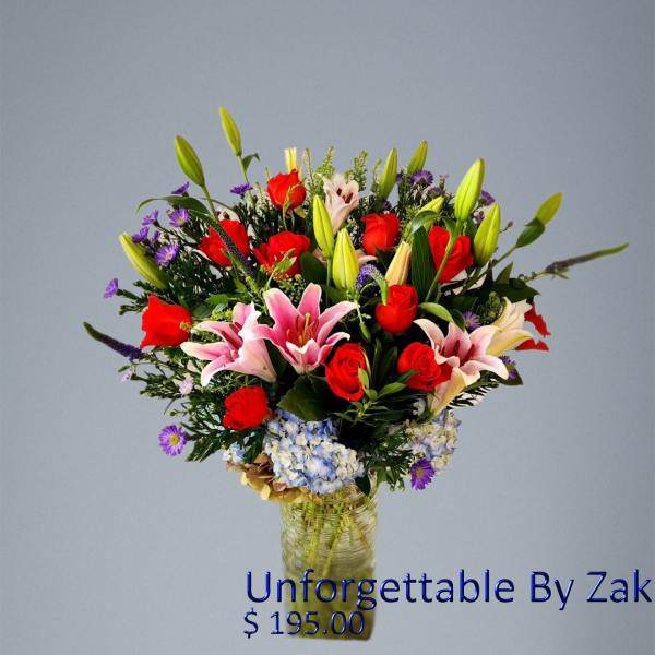 Roses, Hydrangeas, Lilies, and fillers