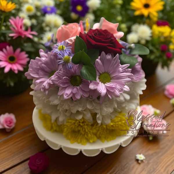 Blooming Birthday Cake