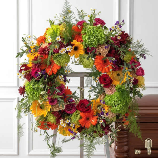 Garden Memorial Wreath
