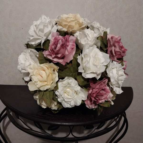 Silk floral arrangements