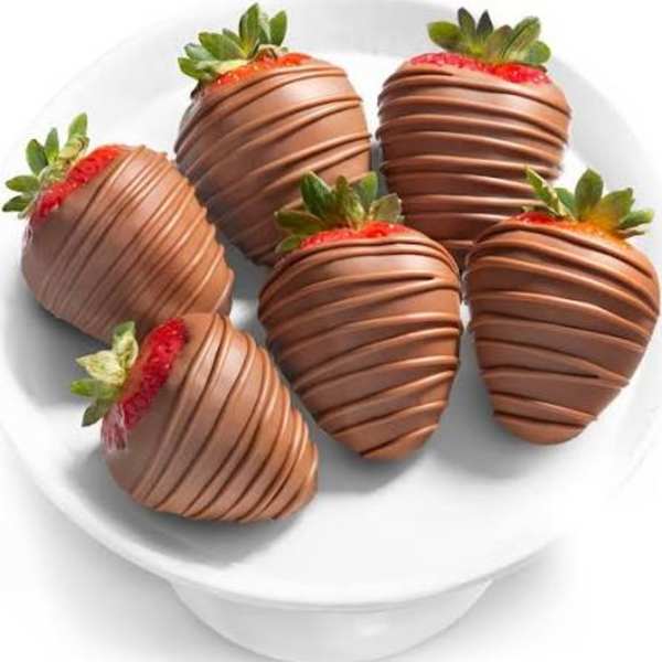 Half dozen chocolate covered Strawberries