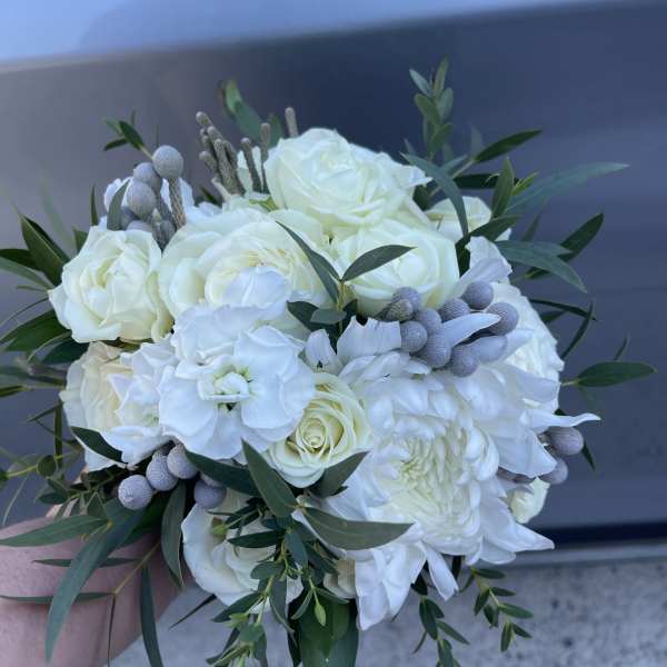 Classic White Bridal Bouquet