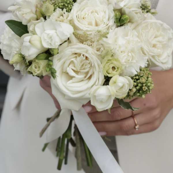 Luxury White Garden Bridal Bouquet