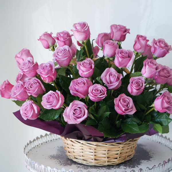 Purple Bloom Basket