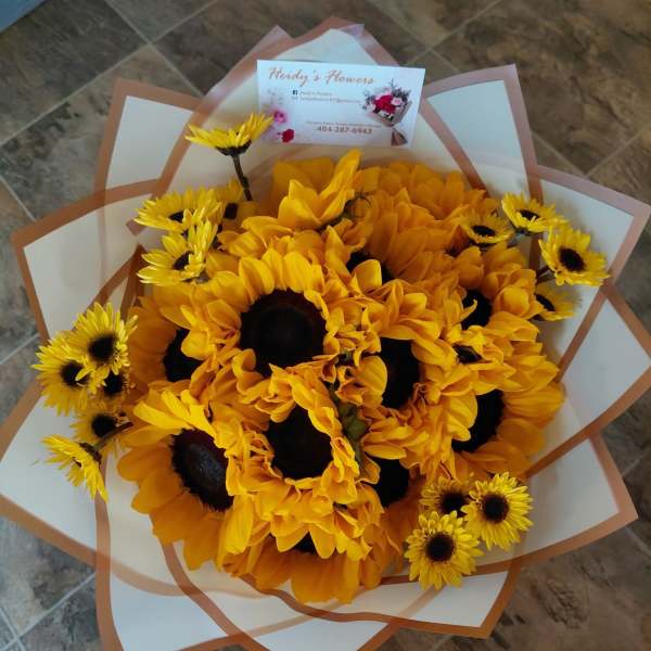 12 sunflowers beautifull and elegant