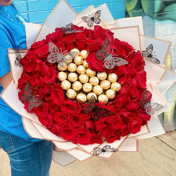heart of chocolates