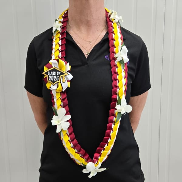 ASU Ribbon/Orchid Lei