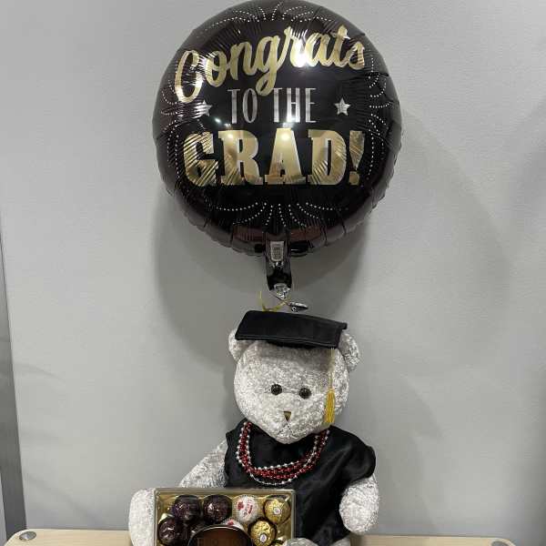 Grad Bear & Chocolates Trio