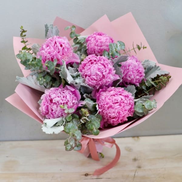 Pink Peony Bouquet - My Glendale Florist