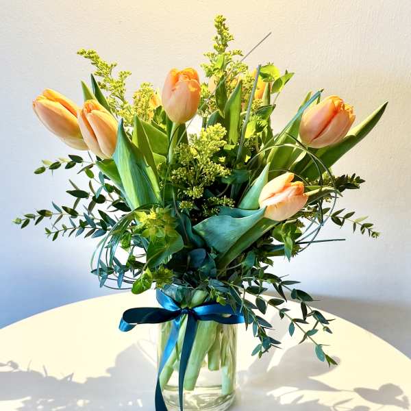 Sunlit Tulips