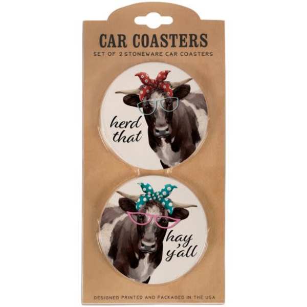 Car Coasters Herd That