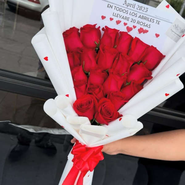 mini red rose
