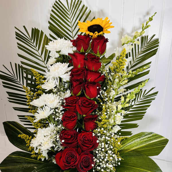 16 rosas escalera