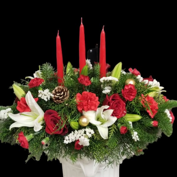 Christmas in red