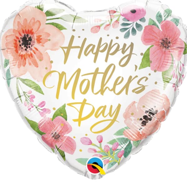 Happy Mothers Day Heart Mylar (G)