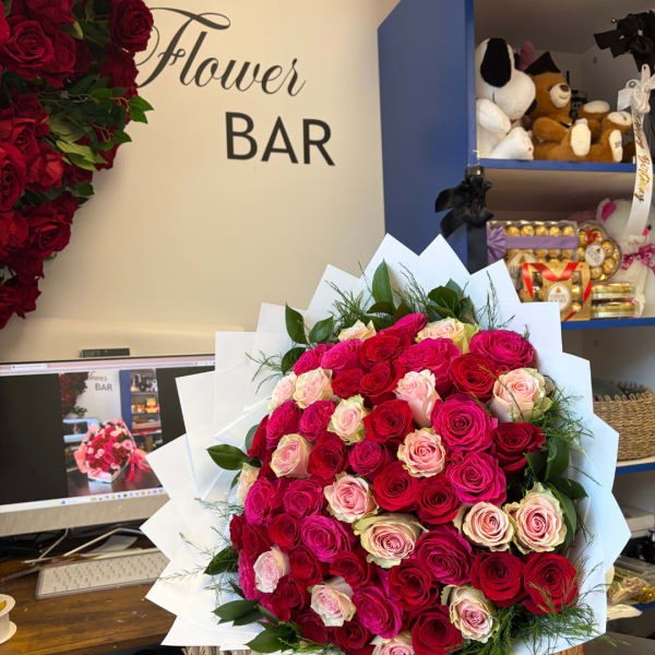 Ramo de 60 rosas