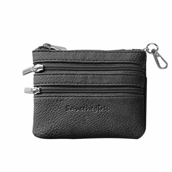 Black Zippered Pouch